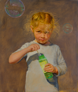Nina, olej na płótnie, 60x70cm, 2022_ fot. Adam Fisz